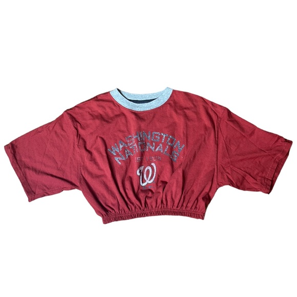 Washington Nationals Reworked Crop Top - Picture 2 of 4